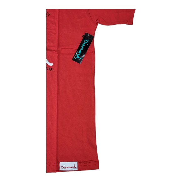 Diamond Supply T-shirt  red color / short sleeve / New Diamond graphic tee - Picture 4 of 4